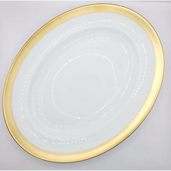 Wedgwood Other - Wedgwood Satine Gold Oval Dish Platter Tray 14 Inch NWT